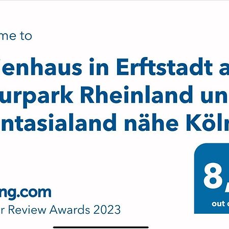 Ferienhaus in Erftstadt am Naturpark Rheinland und Phantasialand nähe Köln Exterior foto