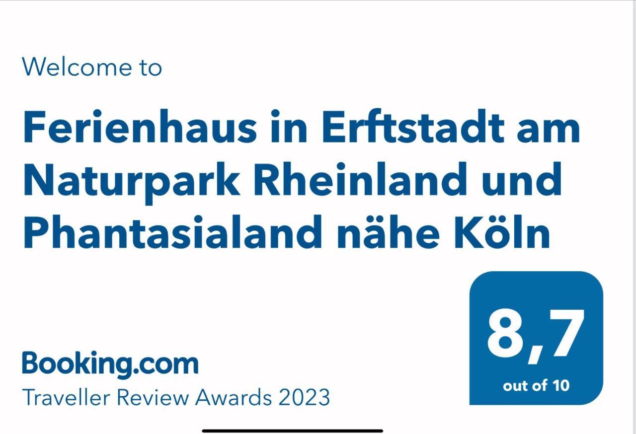 Ferienhaus in Erftstadt am Naturpark Rheinland und Phantasialand nähe Köln Exterior foto